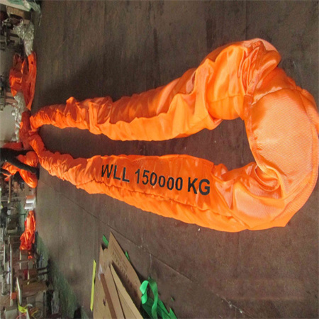 WLL 150T Polyester Round Slings,150000kg Heavy Duty Endless Round Lifting Slings