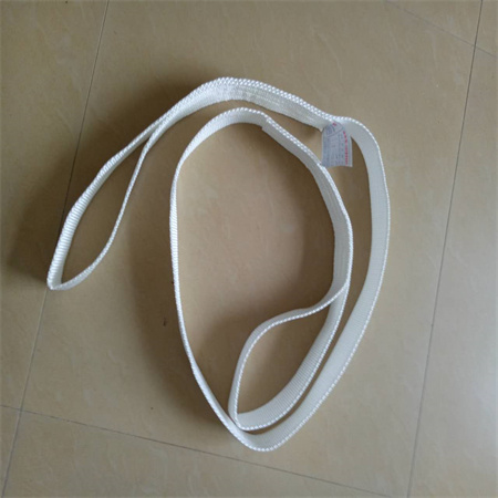 White Polyester Flat Lifting Belt