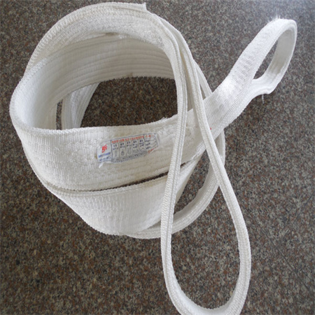 丙纶一次性白色吊装带-合成纤维白色丙纶吊装带