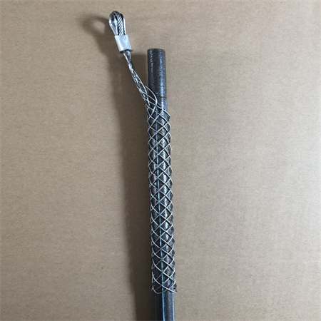 钢丝绳电缆网兜_电力电缆保护网套_单眼侧拉蛇皮套