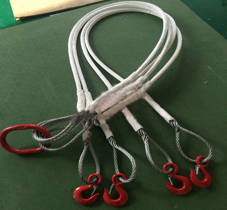 四腿尼龙编织钢丝绳吊具