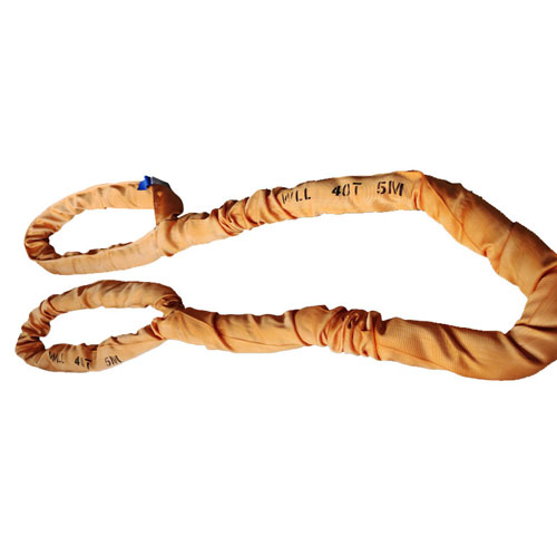 Heavy Duty Round Sling Load Sling with Polyester Fibre Core Max 300ton Lifting Belt