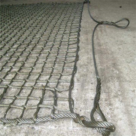 Steel Wire Rope Cargo Net_wire rope cargo net sling