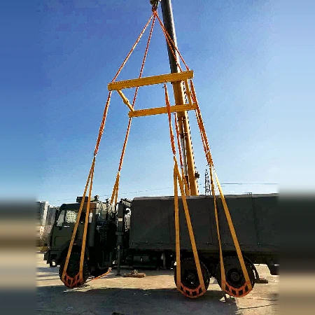 Truck Lifting gear with polyester net