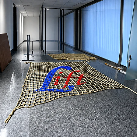 Aramid fall protection safety net